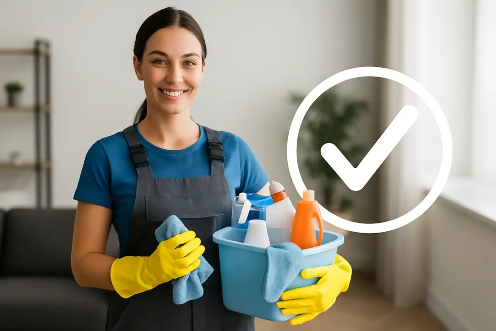 Zufriedenheitsgarantie bei Haushaltsreinigung