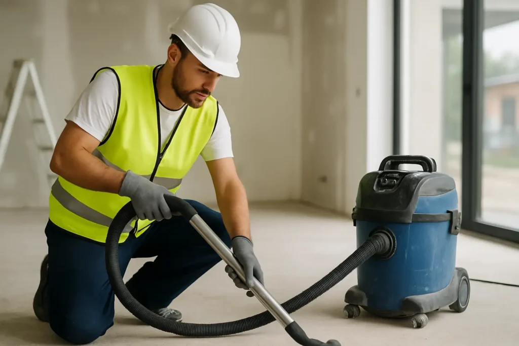 Baustaub weg: So läuft Baureinigung wirklich