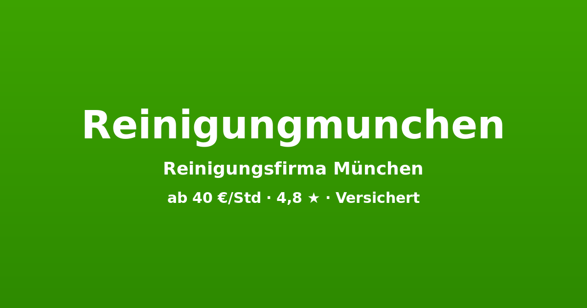 Startseite | Reinigungmunchen – Professionelle Reinigung München - Reinigung München